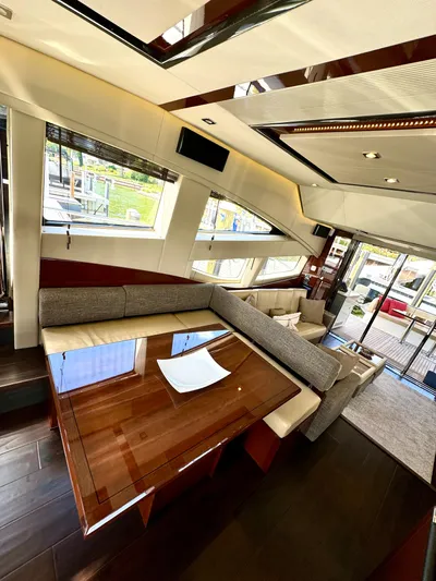 Kimberlee Dawn Yacht Photos Pics Dinette Table - High Gloss Cherry