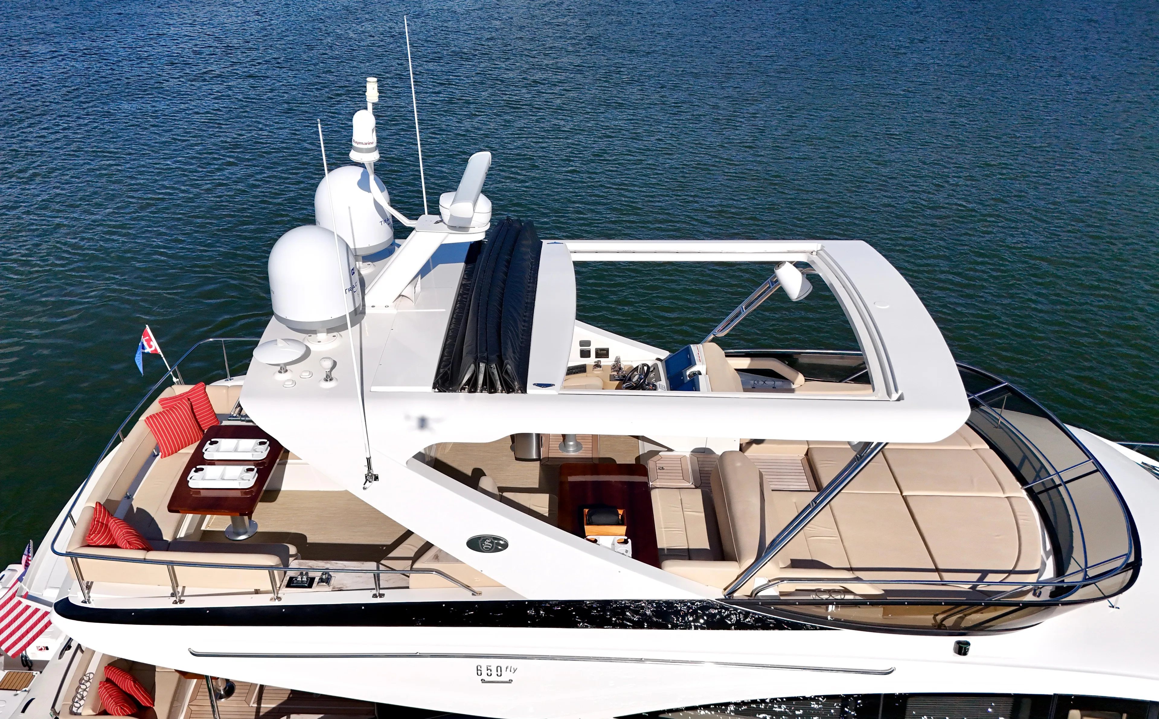 Kimberlee Dawn Yacht Photos Pics FlyBridge HardTop - SunShade Open