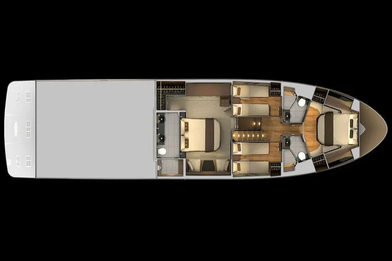 Kimberlee Dawn Yacht Photos Pics Lower Level Layout