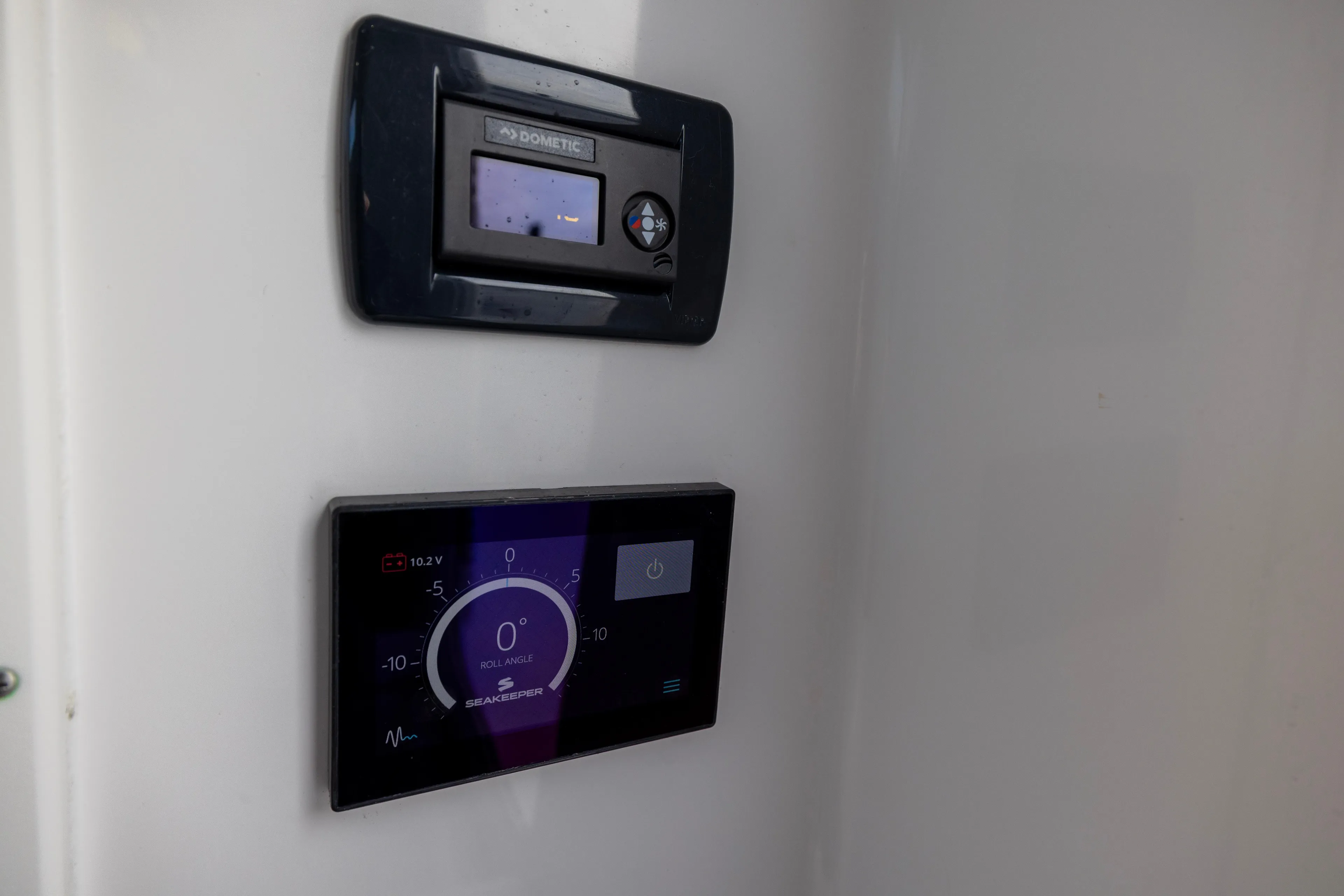 What A County Yacht Photos Pics Control panels on a 2022 Sportsman Open 352 Center Console boat.