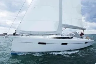  Yacht Photos Pics 2023 Viko Yachts S35 sailing on open water under cloudy skies.