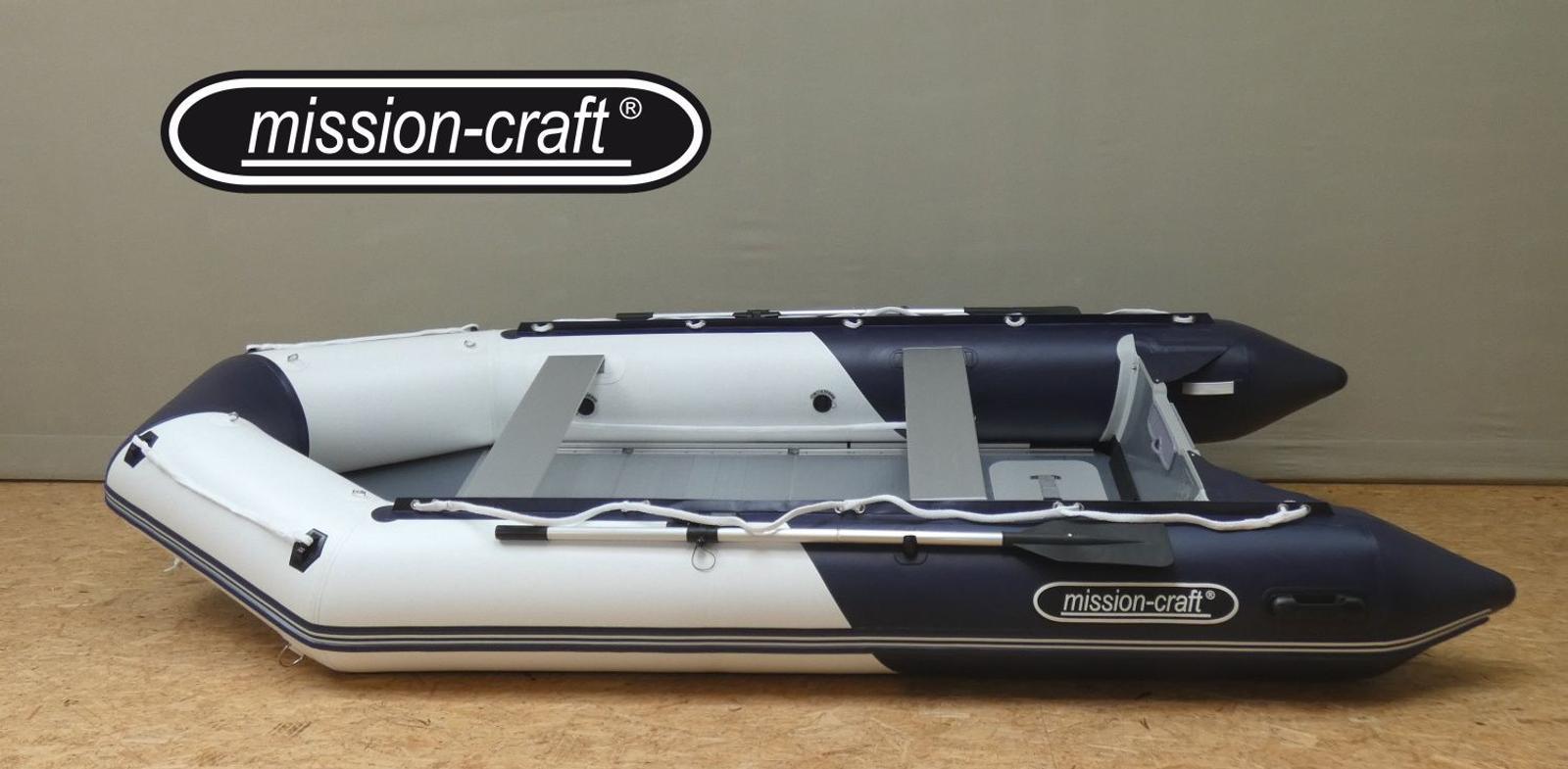 Mission-Craft Schlauchboot mit Motor 15 PS 4m 2023, Schlauchboote
