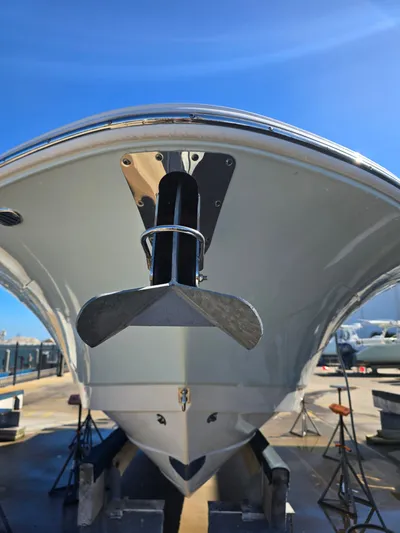 No Regrets Yacht Photos Pics 2022 Robalo R272 Center Console boat bow view.
