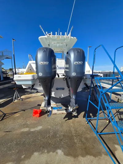 No Regrets Yacht Photos Pics 2022 Robalo R272 Center Console with twin Yamaha 200 engines.