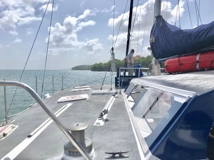 Kool Change Yacht Photos Pics 1984 Custom Spronk Day Charter Cat 50 pax sailing on a sunny day