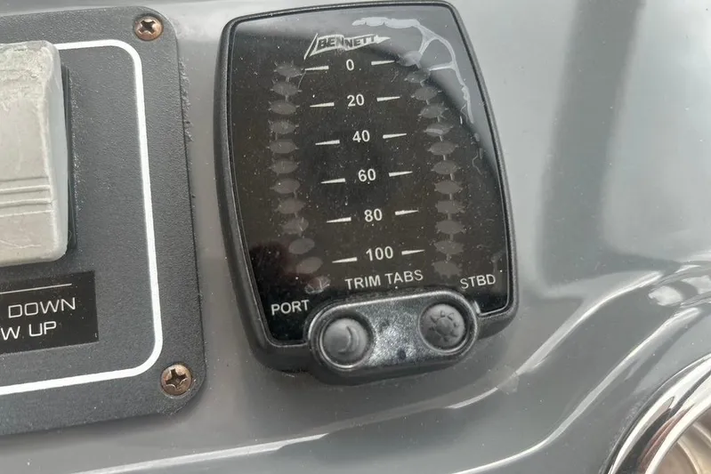  Yacht Photos Pics Trim tab control panel on a 2005 Tiara Yachts 3600 Sovran.