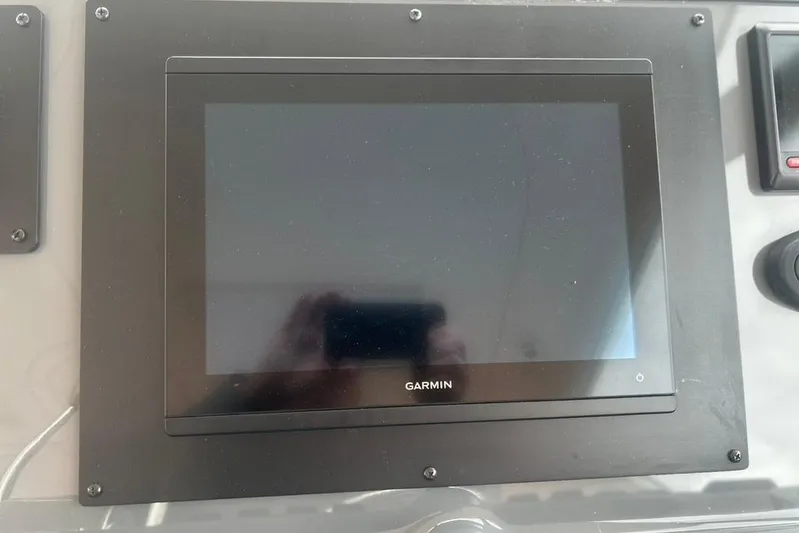  Yacht Photos Pics Garmin display on 2005 Tiara Yachts 3600 Sovran dashboard.