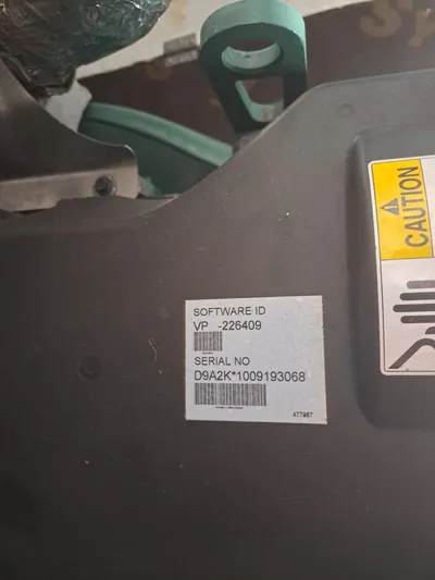 Salone Yacht Photos Pics 2015 Power Catamaran software ID and serial number label