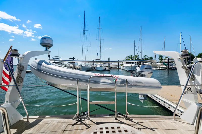 Dolce Vita Yacht Photos Pics 11' AB tender with new 20hp outboard