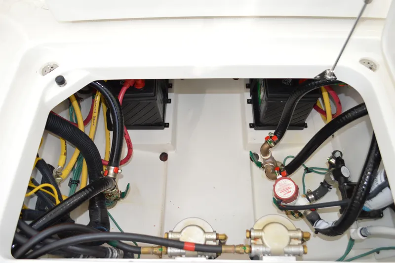  Yacht Photos Pics Pursuit 266 DC - Aft Floor Storage