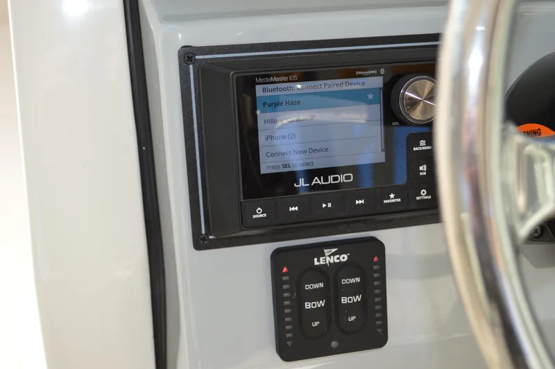  Yacht Photos Pics Pursuit 266 DC - Stereo and Trim Tab Control