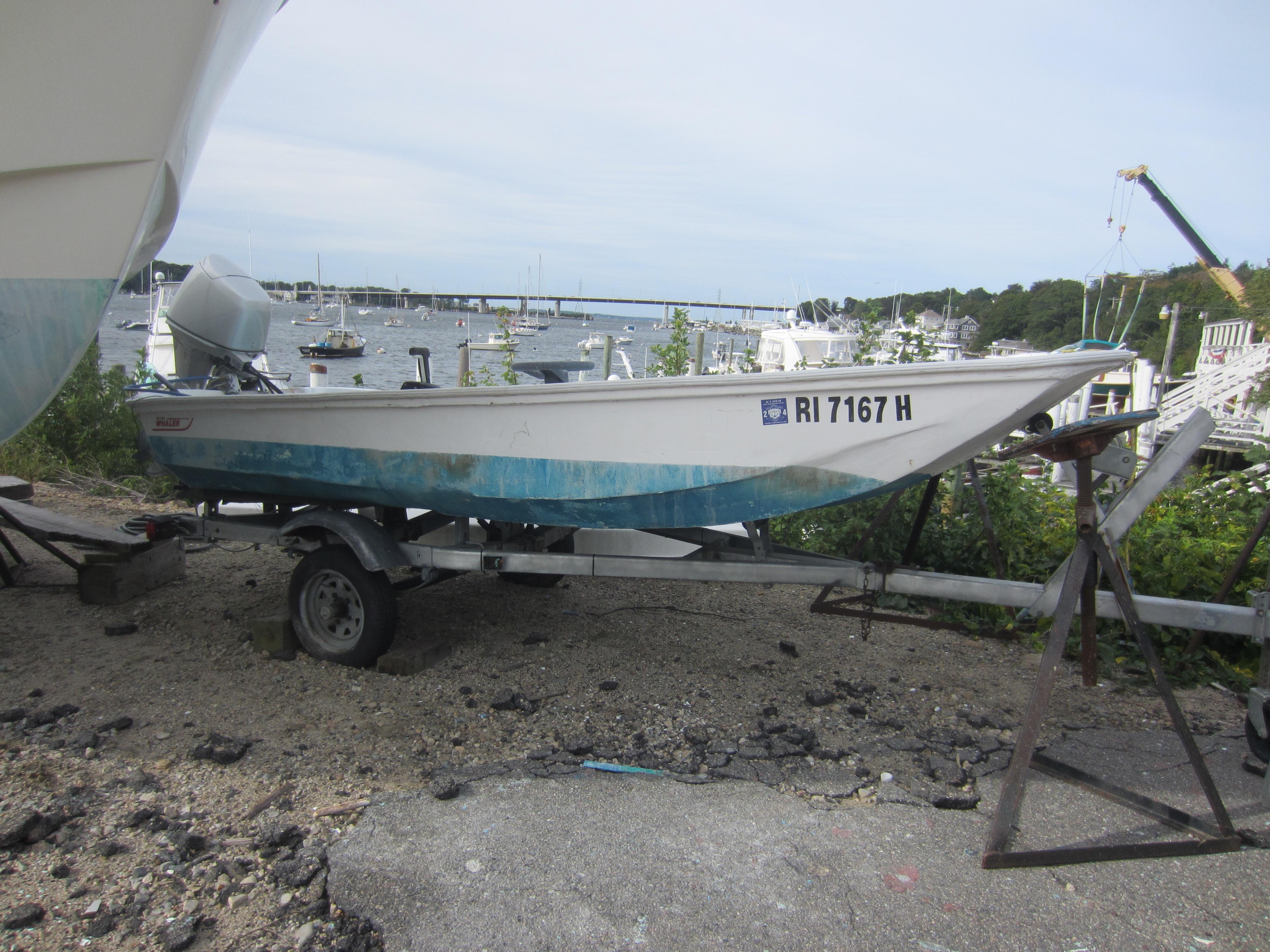 1968 Boston Whaler Super Sport 13 with Motor and Trailer