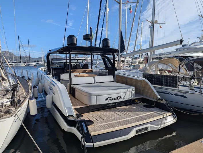 Guga Yacht Photos Pics Cranchi 46 Luxury Tender aft profile