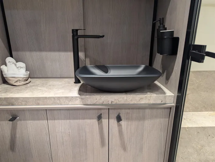 Guga Yacht Photos Pics Cranchi 46 Luxury Tender bathroom detail