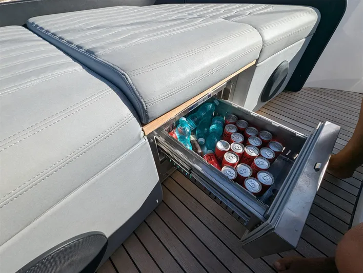Guga Yacht Photos Pics Cranchi 46 Luxury Tender fwd deck fridge