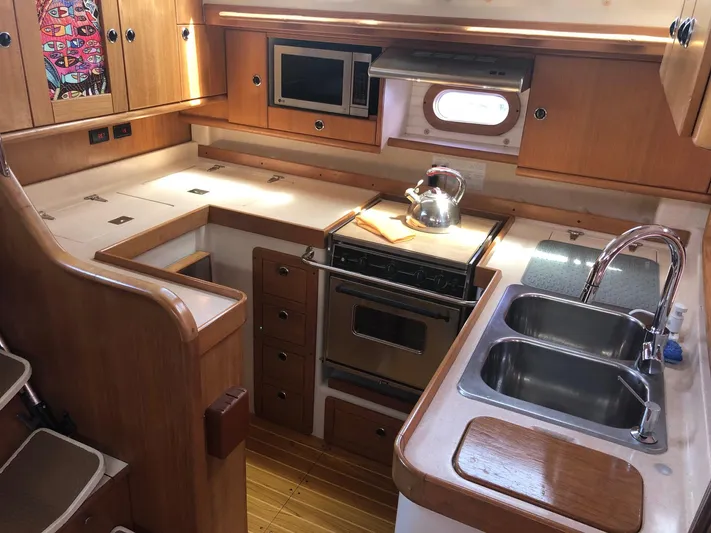 Snug Harbor Yacht Photos Pics Galley
