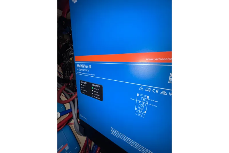  Yacht Photos Pics Victron Energy MultiPlus-II inverter charger in a 2016 Leopard 40 catamaran.