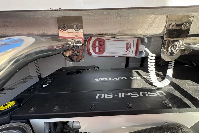  Yacht Photos Pics Engine compartment of 2023 Sabre 45 Salon Express with Volvo Penta D6-IPS650.