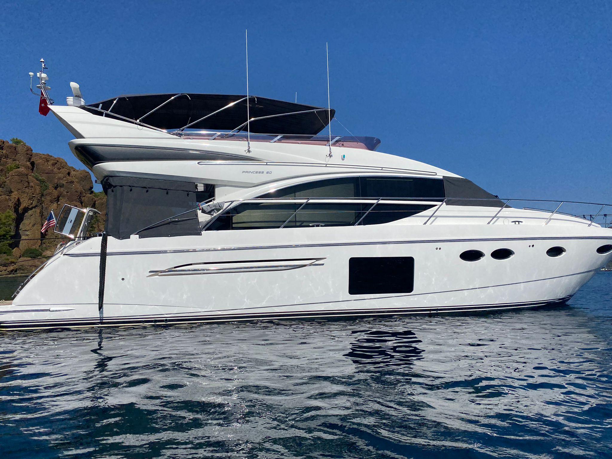 princess 60 flybridge motor yacht for sale