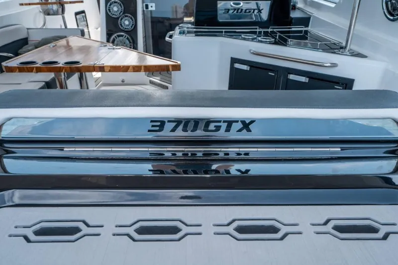  Yacht Photos Pics 2026 Granfort 37 GTX yacht interior with sleek design and modern amenities.