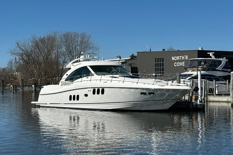 Mia Yacht Photos Pics 2009 Sea Ray 60 Sundancer yacht docked at North's Cove marina.