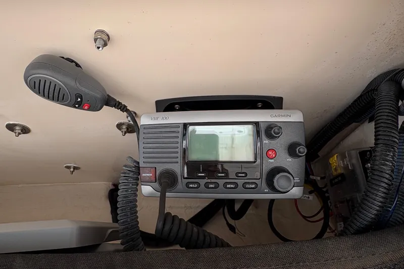  Yacht Photos Pics Garmin VHF 100 radio installed on 2013 Grady-White Canyon 306 boat.