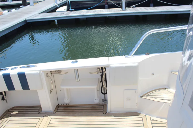 High Times Yacht Photos Pics Port Side Swim Door & Ladder