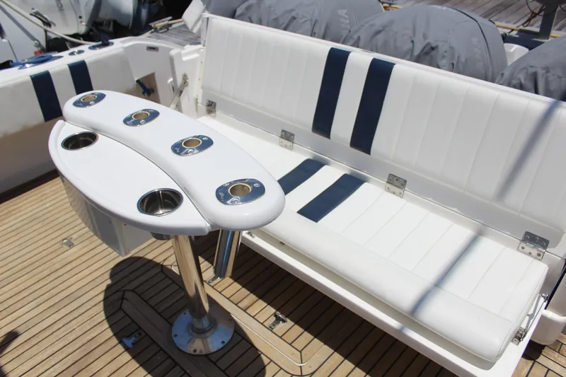 High Times Yacht Photos Pics Cockpit Fold Out Seating