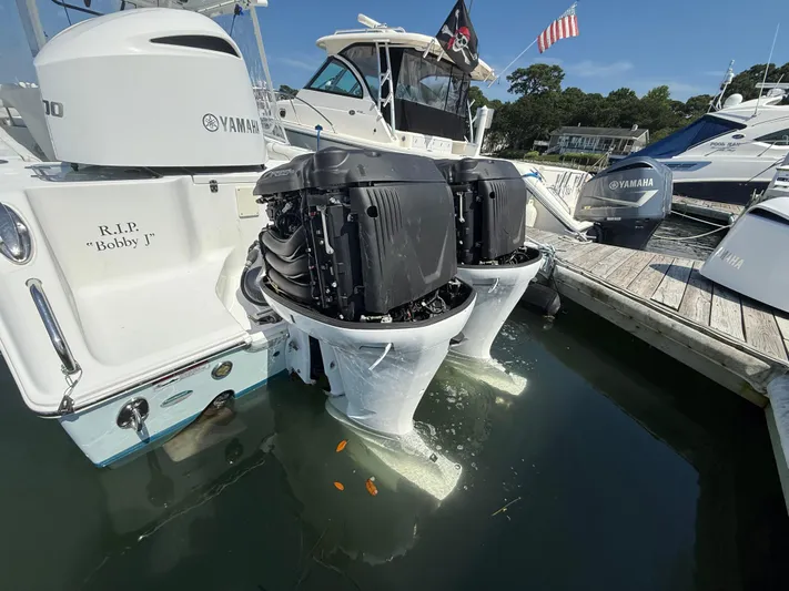  Yacht Photos Pics 2018 Sea Hunt Gamefish 30 with Yamaha engines docked at marina.