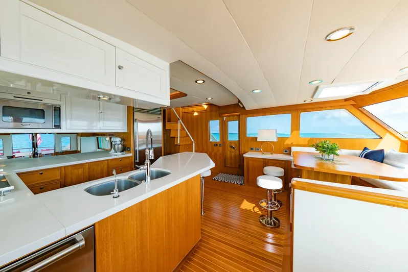 Beth Ann Yacht Photos Pics Galley and Dinette