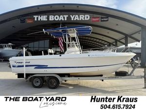 2001 Pro-Line 22 SPORT boat on trailer at The Boat Yard, Louisiana.