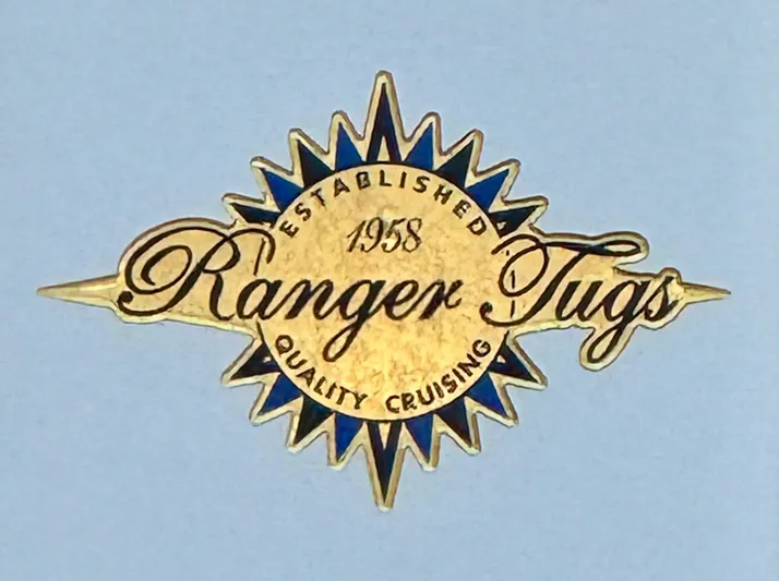 Lone Ranger Yacht Photos Pics Ranger Tugs logo, established 1958, quality cruising emblem.