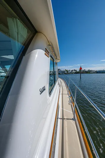 Captain And The Kid Yacht Photos Pics 2012 Sabre 48 Salon Express yacht cruising on a sunny day.