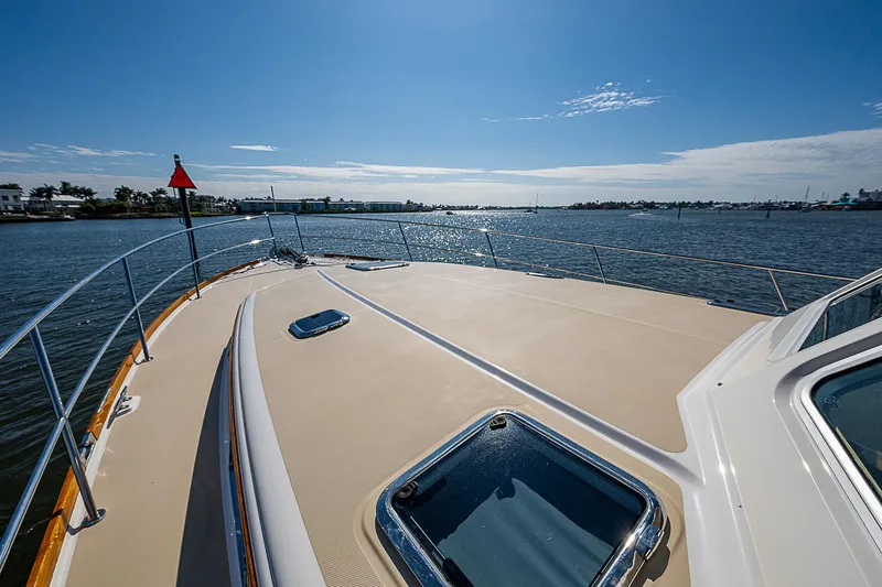 Captain And The Kid Yacht Photos Pics 2012 Sabre 48 Salon Express yacht deck with ocean view.