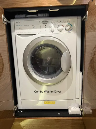  Yacht Photos Pics Combo washer/dryer unit in 2020 Cruisers Yachts 50 Cantius.