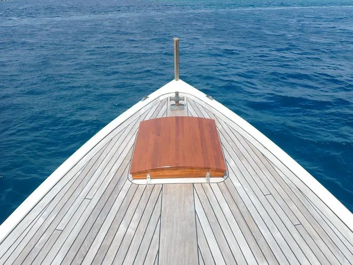 Blue Jacket Yacht Photos Pics Launch 45 BLUE JACKET - Bow