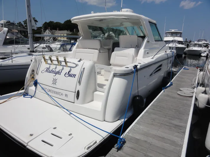  Yacht Photos Pics 2006 Tiara Yachts 3600 Sovran docked, named "Midnight Sun," in East Greenwich, RI.