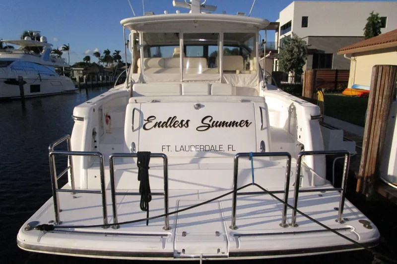 Endless Summer Yacht Photos Pics Transom detail