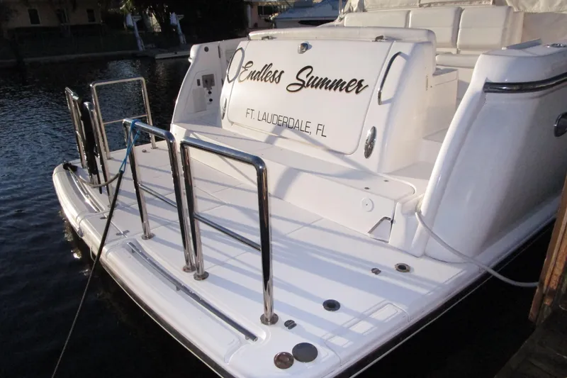 Endless Summer Yacht Photos Pics Extra wide swim platform