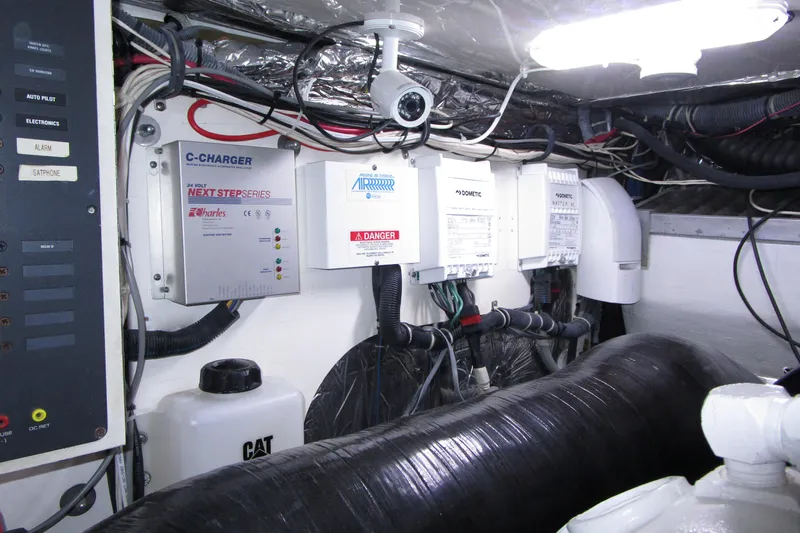 Endless Summer Yacht Photos Pics Forward engine room