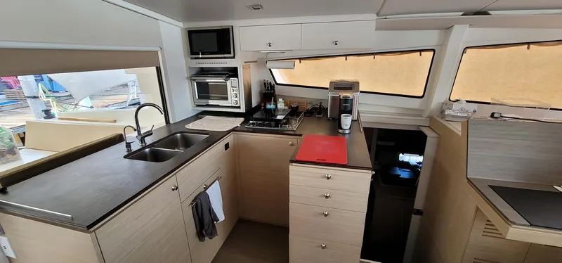 Serenity Yacht Photos Pics Galley