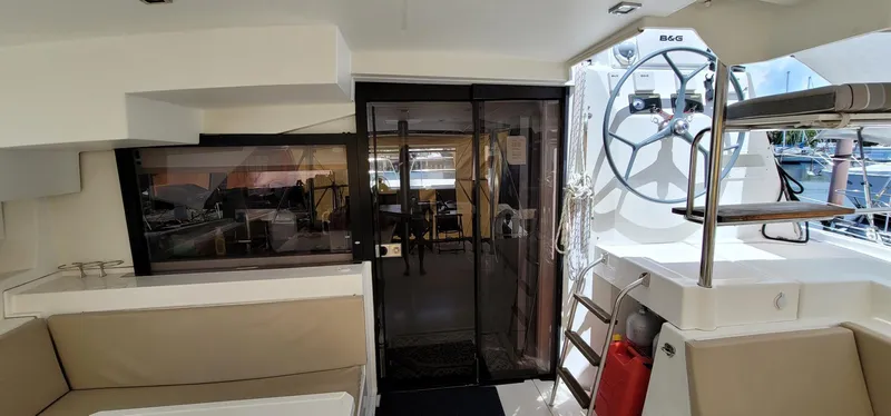 Serenity Yacht Photos Pics cockpit view