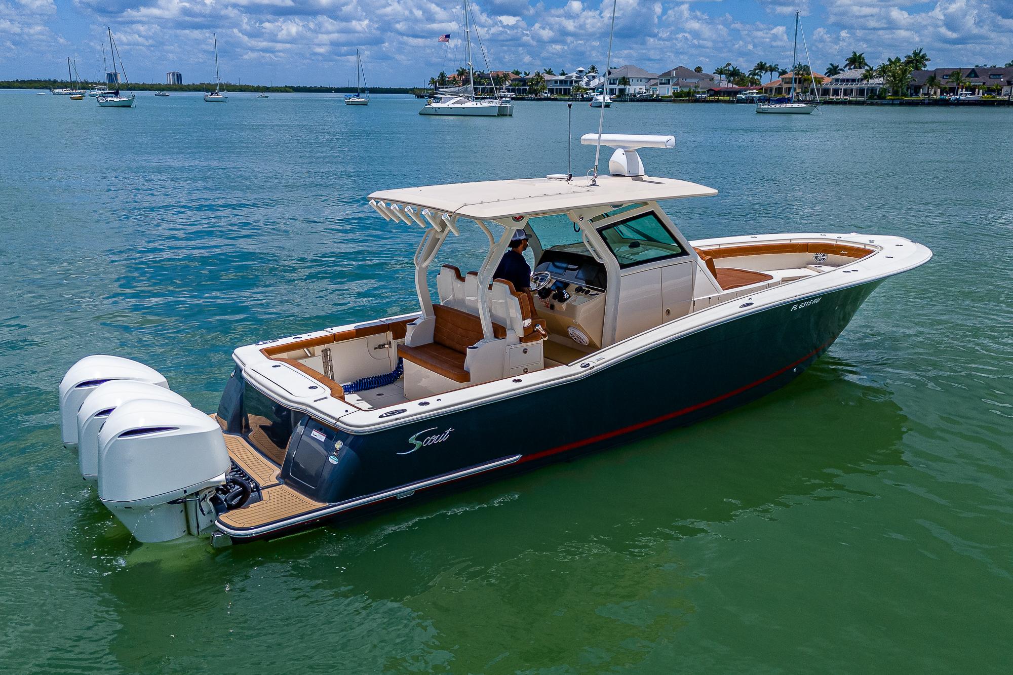 2018 Scout 355 LXF Saltwater Fishing for sale - YachtWorld