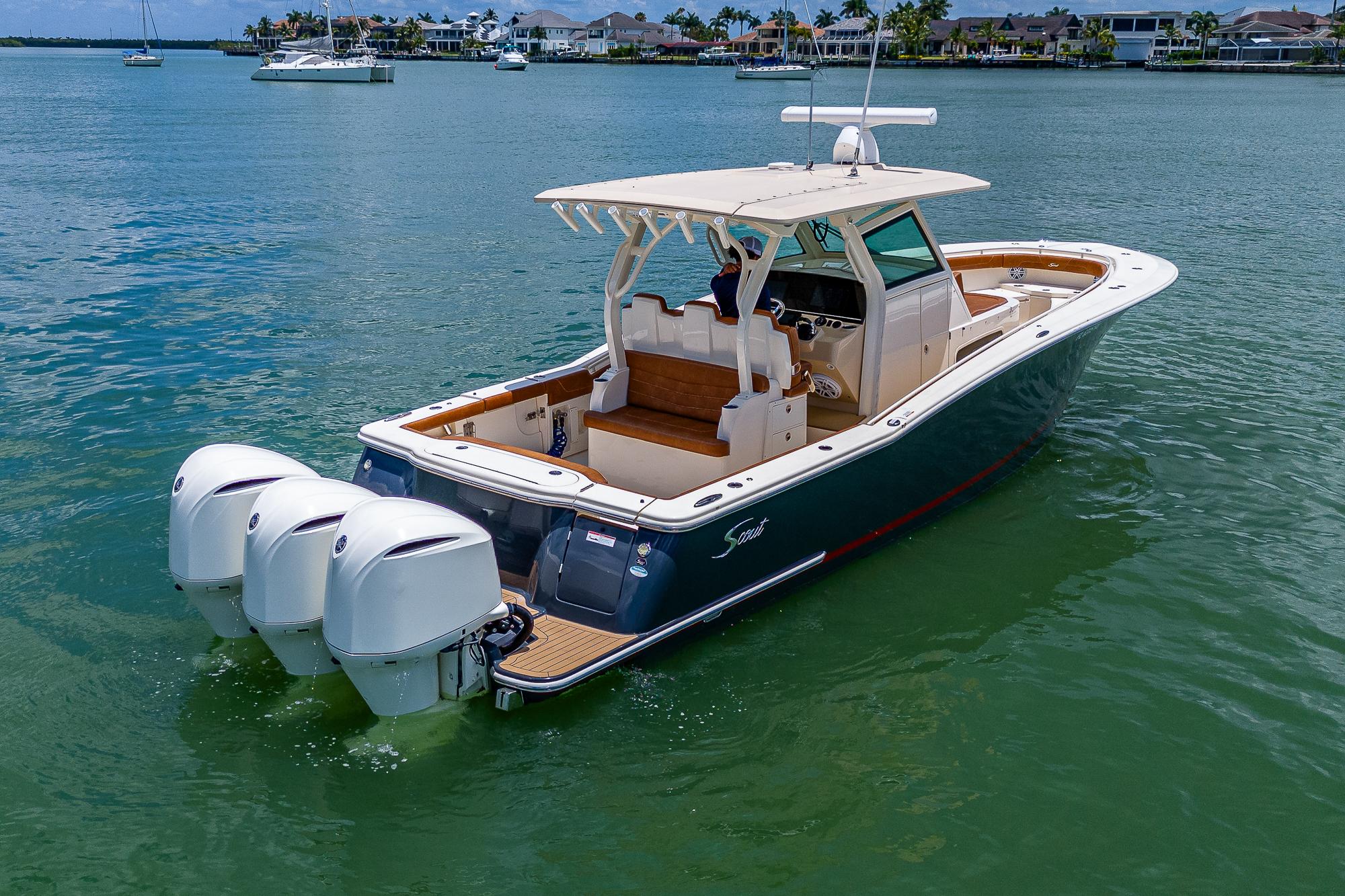 2018 Scout 355 LXF Saltwater Fishing for sale - YachtWorld