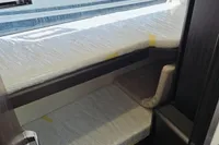 2025 Galeon 480 Fly yacht interior cabin with bunk beds.