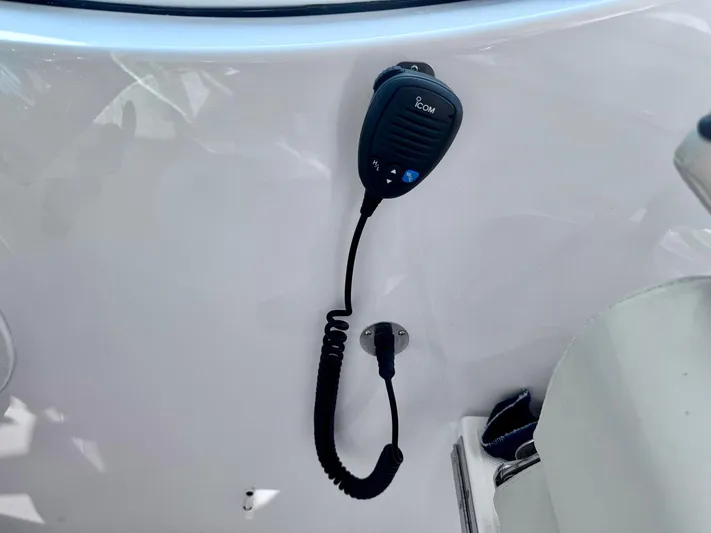 Seanior Moment Yacht Photos Pics Boat communication device on 2022 Stamas 370 Aegean.