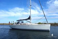 Sailing yacht Von Ahlen 403, 2014 model, cruising on a sunny day.