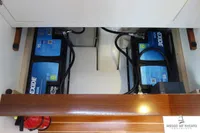 Exide AGM batteries installed in a Von Ahlen 403 yacht, 2014 model.