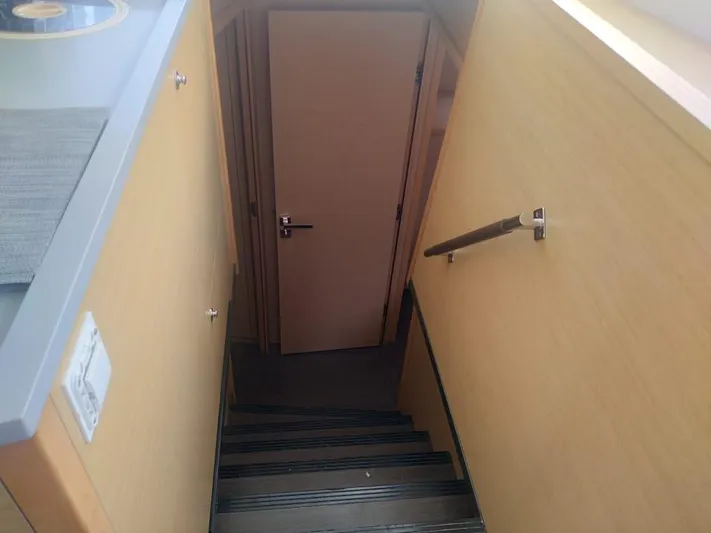 Jema II Yacht Photos Pics Companion Way Steps