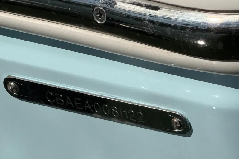  Yacht Photos Pics 2022 Cobia 320 Center Console boat with visible hull identification number.